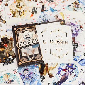 Genshin Impact Character Poker Cards